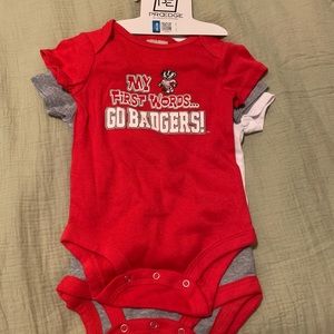 Wisconsin Badgers Onesies